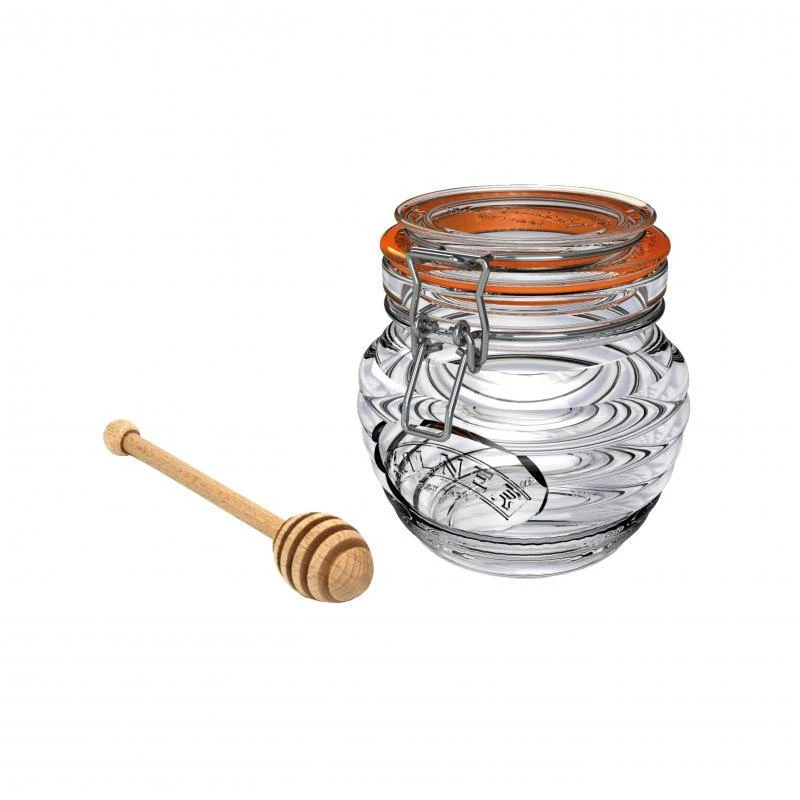 Kilner Honey Pot And Spoon - 400ml 1 Kilner Honey Pot And Spoon - 400ml