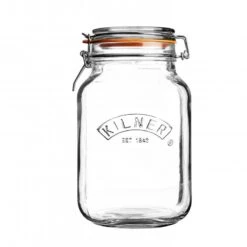 Kilner Square Clip Top Jar Glass -KitchenMaster SH 01655