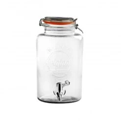 Kilner Round Storage Jar Dispensing Tap Glass - 5L