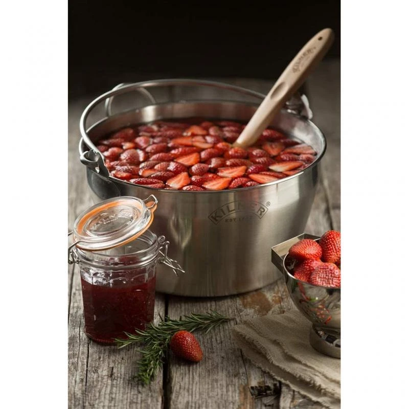 Kilner Original Stainless Steel Jam Pan Silver 2 Kilner Original Stainless Steel Jam Pan Silver - Image 2