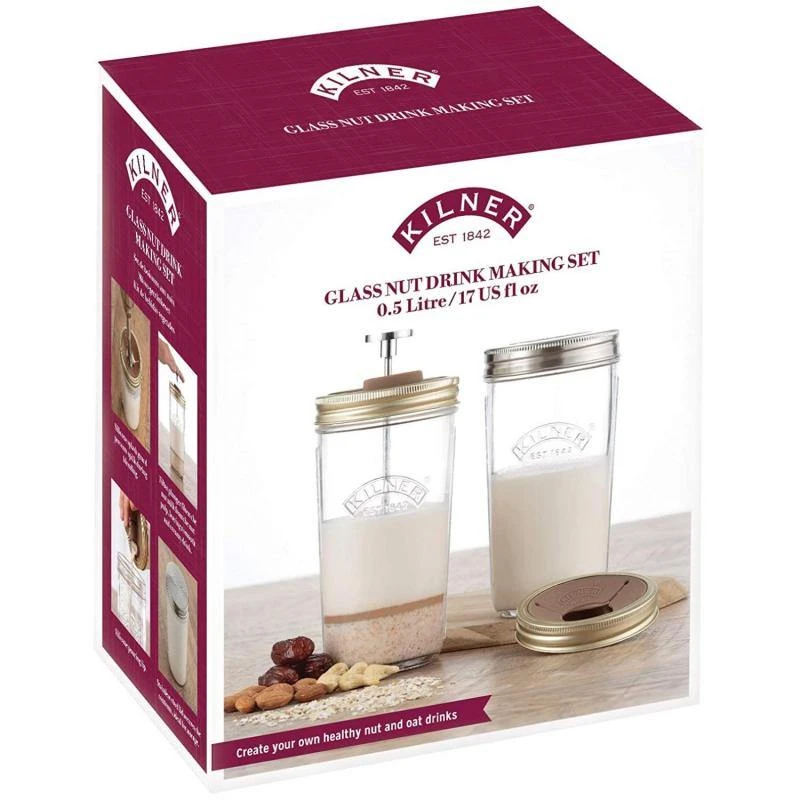 Kilner Nut Drink Making Set Glass 4 Kilner Nut Drink Making Set Glass - Image 4