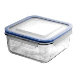 Square Tempered Glass Food Container -KitchenMaster SH 28012