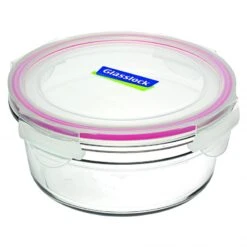 Round Oven Safe Glass Container