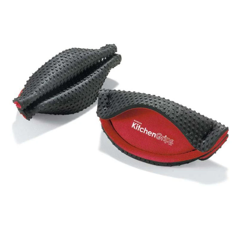 Cuisipro Short Handle Holders Set Of 2 Cherry With Black 1 Cuisipro Short Handle Holders Set Of 2 Cherry With Black