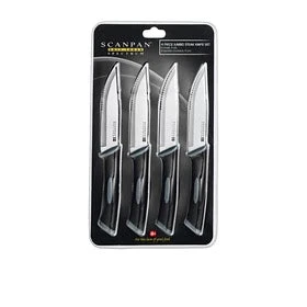 Scanpan Spectrum 4pc Jumbo Steak Knife Set Black 1 Scanpan Spectrum 4pc Jumbo Steak Knife Set Black