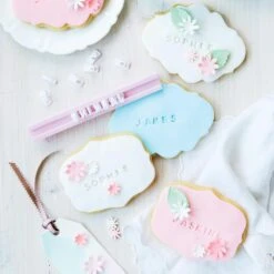 Letter Press Set 72 Piece 5 Letter Press Set 72 Piece -KitchenMaster Wiltshire Fondant Plaque Cutters 40358 HR 6