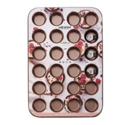Rose Gold 24 Cup Mini Muffin Pan