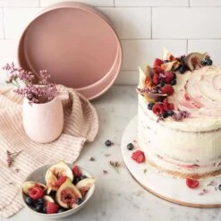 Rose Gold Round Cake Pan -KitchenMaster Wiltshire Rose Gold Round Cake Tin 20cm 3 97775.1602563867