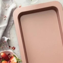 Rose Gold Slice And Brownie Pan -KitchenMaster Wiltshire Rose Gold Slice Brownie Pan 27.5cm 4 12770.1602563917