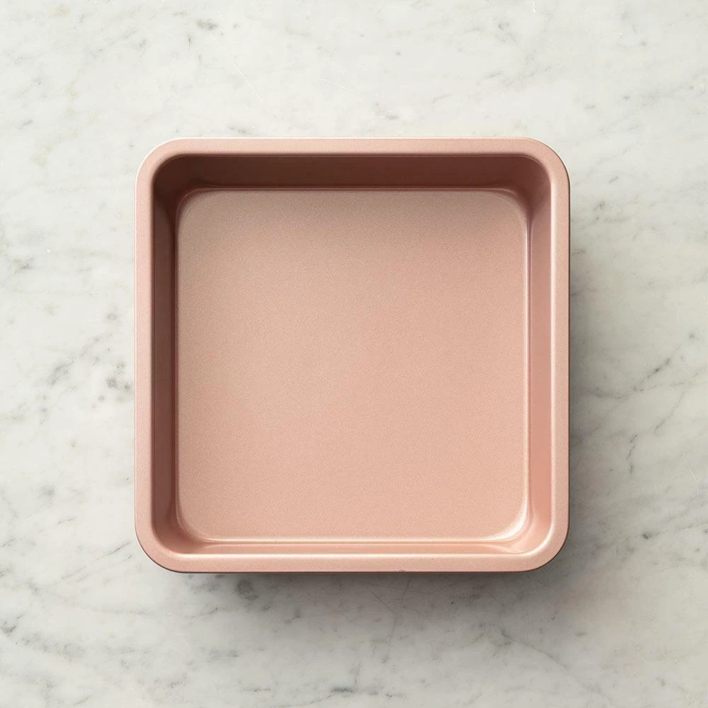 Rose Gold Square Cake Pan 3 Rose Gold Square Cake Pan - Image 3