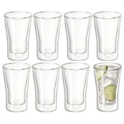 Avanti Uno Twin Wall Glass 250ml 8 Piece