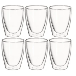 Avanti Cafe Twin Wall Glass 250ml Set