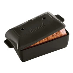 Emile Henry Bread Loaf Baker 23x13cm -KitchenMaster bread loaf baker charcoal