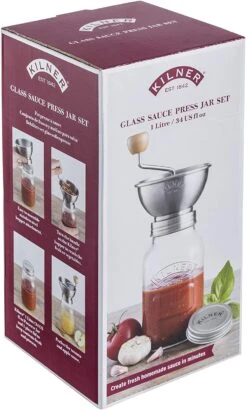 Kilner Sauce And Mill Set Clear -KitchenMaster c63c266f1cc628b06c233f56c8721463