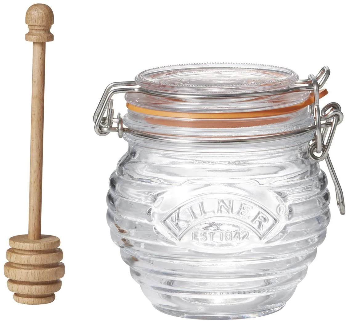 Kilner Honey Pot And Spoon - 400ml 2 Kilner Honey Pot And Spoon - 400ml - Image 2