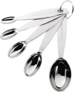 Cuisipro Measuring Spoons 5 Piece Set Stainless Steel 5 Cuisipro Measuring Spoons 5 Piece Set Stainless Steel -KitchenMaster e5976393e1c8ab8f1dc7f6ae6ccef7b1 1800x1800 0262e43e 1114 4af4 b150 b0cfebe52081