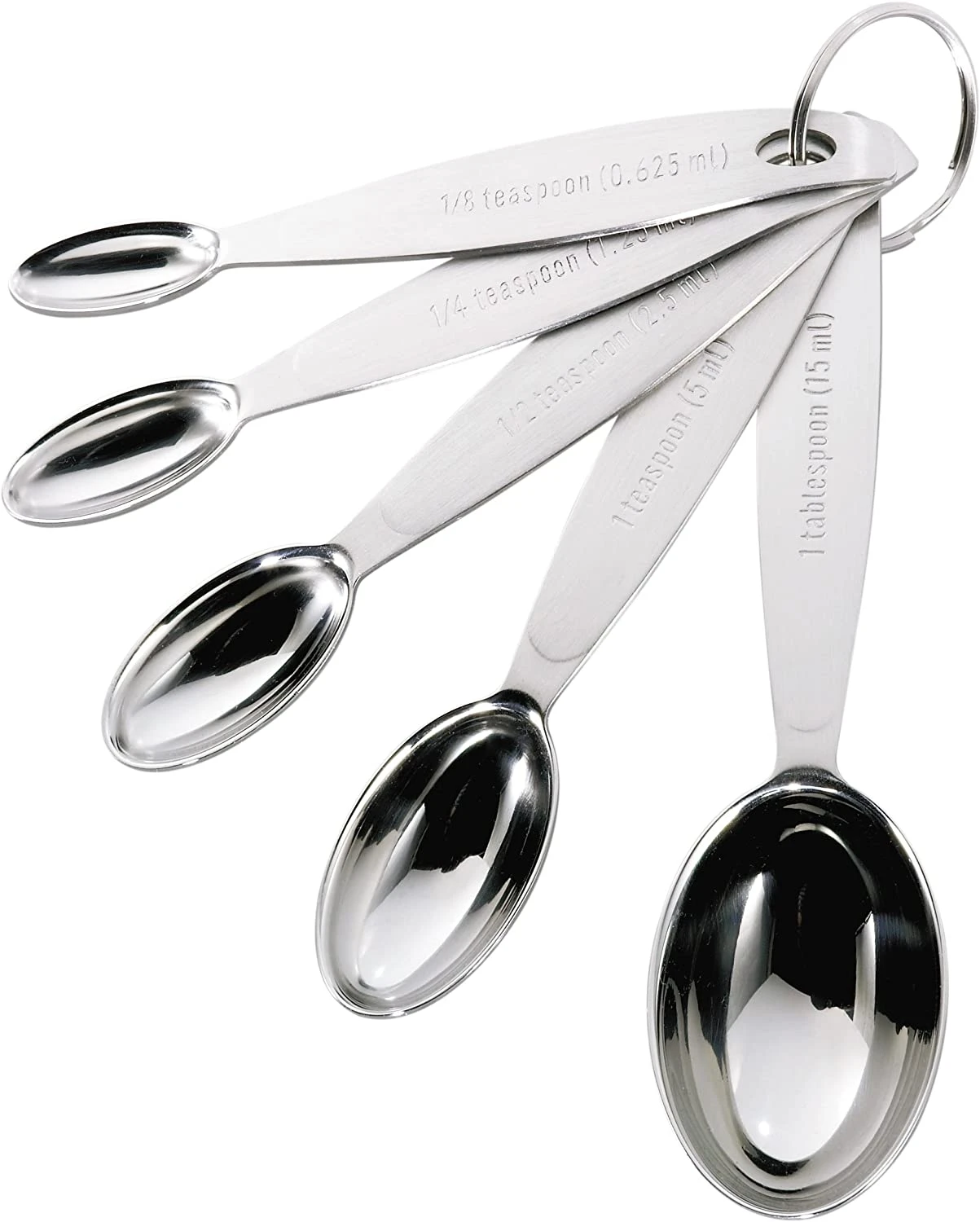 Cuisipro Measuring Spoons 5 Piece Set Stainless Steel 3 Cuisipro Measuring Spoons 5 Piece Set Stainless Steel - Image 3