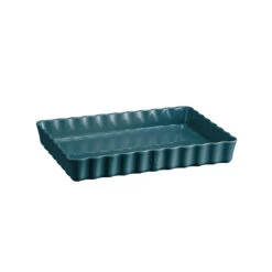 Emile Henry Deep Rectangular Tart Dish 8 Emile Henry Deep Rectangular Tart Dish -KitchenMaster eh976038 rect deep flan dish blue flame hero op lr.1624023887